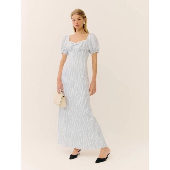Reformation Dresses & Skirts - NWT Reformation Cherise Linen Midi Dress in Cindy
